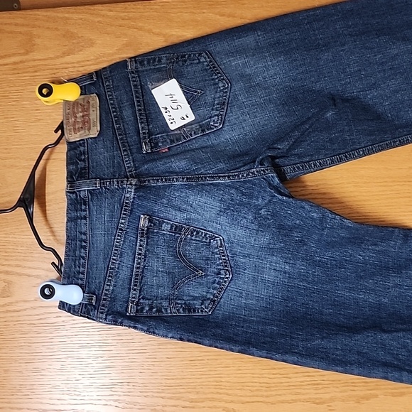 Levi's 559 Classic Straight Blue Jeans mens 32x34 number 5114 - Picture 4 of 9